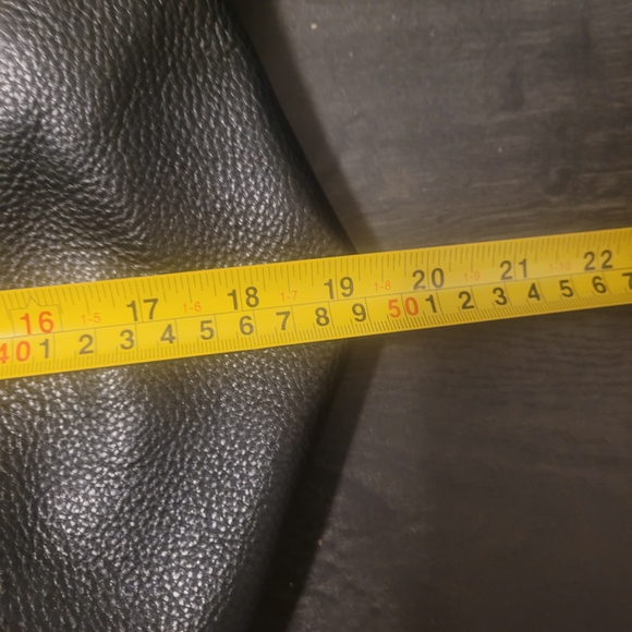 ZARA Woman Faux Leather Slouchy Hobo Bag Fringe Tassel Braided Strap Boho - Picture 4 of 7